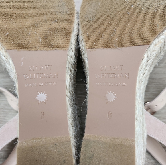 Stuart Weitzman Teddi Wedge Sandals, Size 6 - Picture 9 of 9